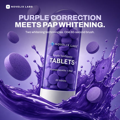 Novelix Purple Toothpaste Tablets