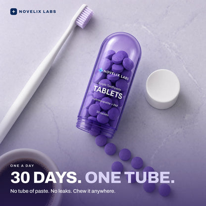 Novelix Purple Toothpaste Tablets