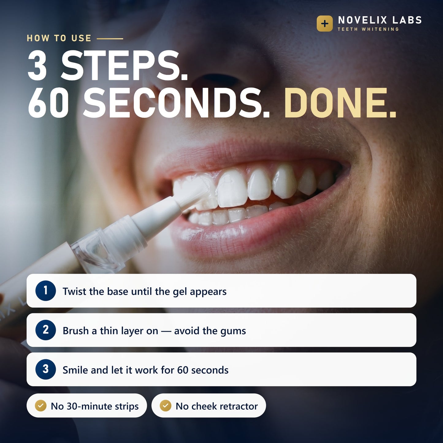 Novelix™ Pro Gold Whitening Pen