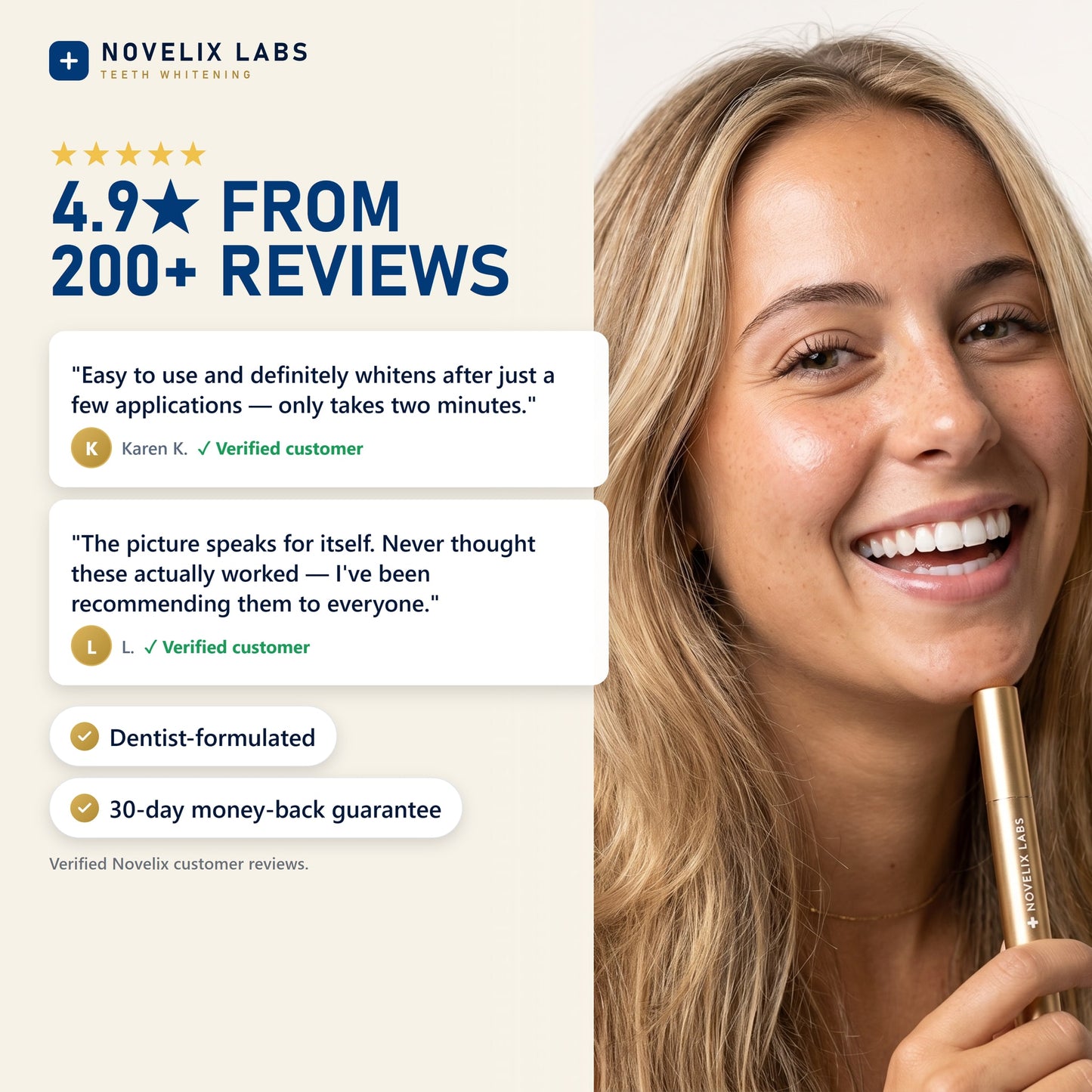 Novelix™ Pro Gold Whitening Pen