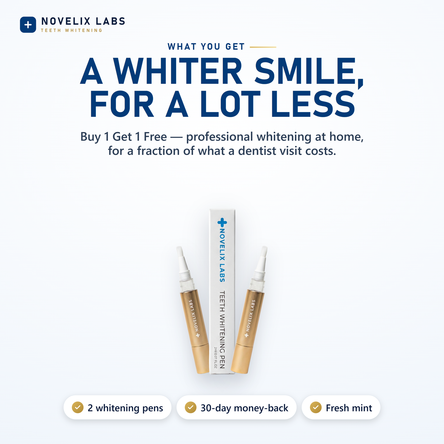 Novelix™ Pro Gold Whitening Pen